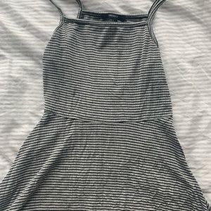 striped skater dress